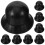 8Pcs Portable Black Plastic Hat Stands Hat Support for Various Hats 10