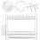 Set Scolapiatti Cucina 2 Organizzatore Piatti E Oggetti 6