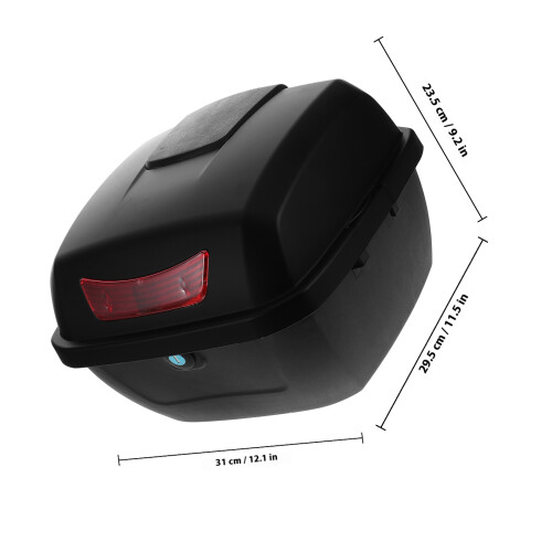 baule posteriore per scooter con e organizer 1