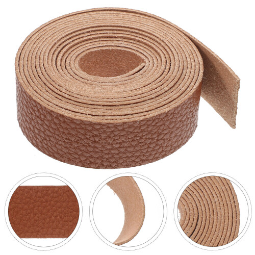 Diy Strap Brown Pu 1 Roll For Crafts 2