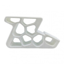(White) Heavy Duty Window Balcony Door Stopper Anti-Slip, Rail-Lock Design for Bedroom, Apartment, Garage & Home Use