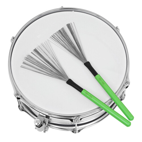 2Pcs Professional Steel Wire Drum Brushes for Jazz Drum Performance 2