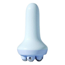 (Blue, OPP Steel Ball) Women's Manual Massager Five Steel Roller Beads Massager Convenient Carry Roller Exercise Relaxation Massager