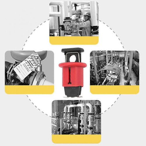 Universal MCB Lock with 2 Pin Circuit Breaker Lockout Device Humanized ...