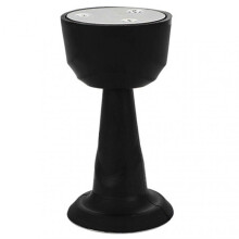 (Black Straight) Punch-free Silicone Door Stop Flexible Anti-bump Door Block Wear-resistance Anti-collision Doorstop