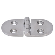 Marine Grade Hinges 316 Stainless Steel Oval Door Hinge 4 Hole Mounting For Boat Storage Cabinets