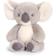 (Cozy Koala 14cm Plush) Keel Toys Keeleco 100% Recycled Baby Themed Blankets, Rattles, Plush Sets - Plush Soft Toy