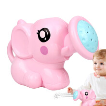 Elephant Watering Can Kids Garden Toy Pitcher With Handle Pink 5.71x2.17x3.54 Inches Portable Water Pot For Bath Beach