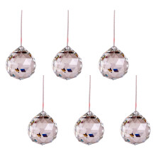 Prismas para lustre, criador de arco-íris para iluminação de luminária de teto, conjunto de 6 peças, 4 cm (1,57"), fáceis de pendurar, material