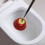 Red Bathroom Plunger Rubber Suction Tool with Steel Handle 7