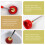 Red Bathroom Plunger Rubber Suction Tool with Steel Handle 11