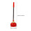 Red Bathroom Plunger Rubber Suction Tool with Steel Handle 9