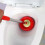 Red Bathroom Plunger Rubber Suction Tool with Steel Handle 6