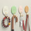 (Four Pack, White) Entryway Decorative Key Hooks Heavy Duty Coats Clothes Hook for Front Door Kitchen Hallway 3