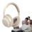 Wireless Computer Headset OverEar NoiseCanceling Surround Sound StudioQuality Audio PC Compatible White 1