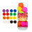 200pcs plastic bottle caps for kids diy craft making 4