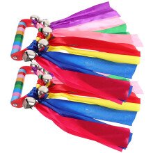 Raindrops Hand Swinging Tambourine Tambourine Rainbow 2pcs