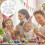 12Pcs Children Cake Craft White Foam Models for DIY Decor and Learning 4