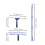 1Set Ergonomic ABS Handle Window Cleaning Kit with Microfiber Scrubber 2