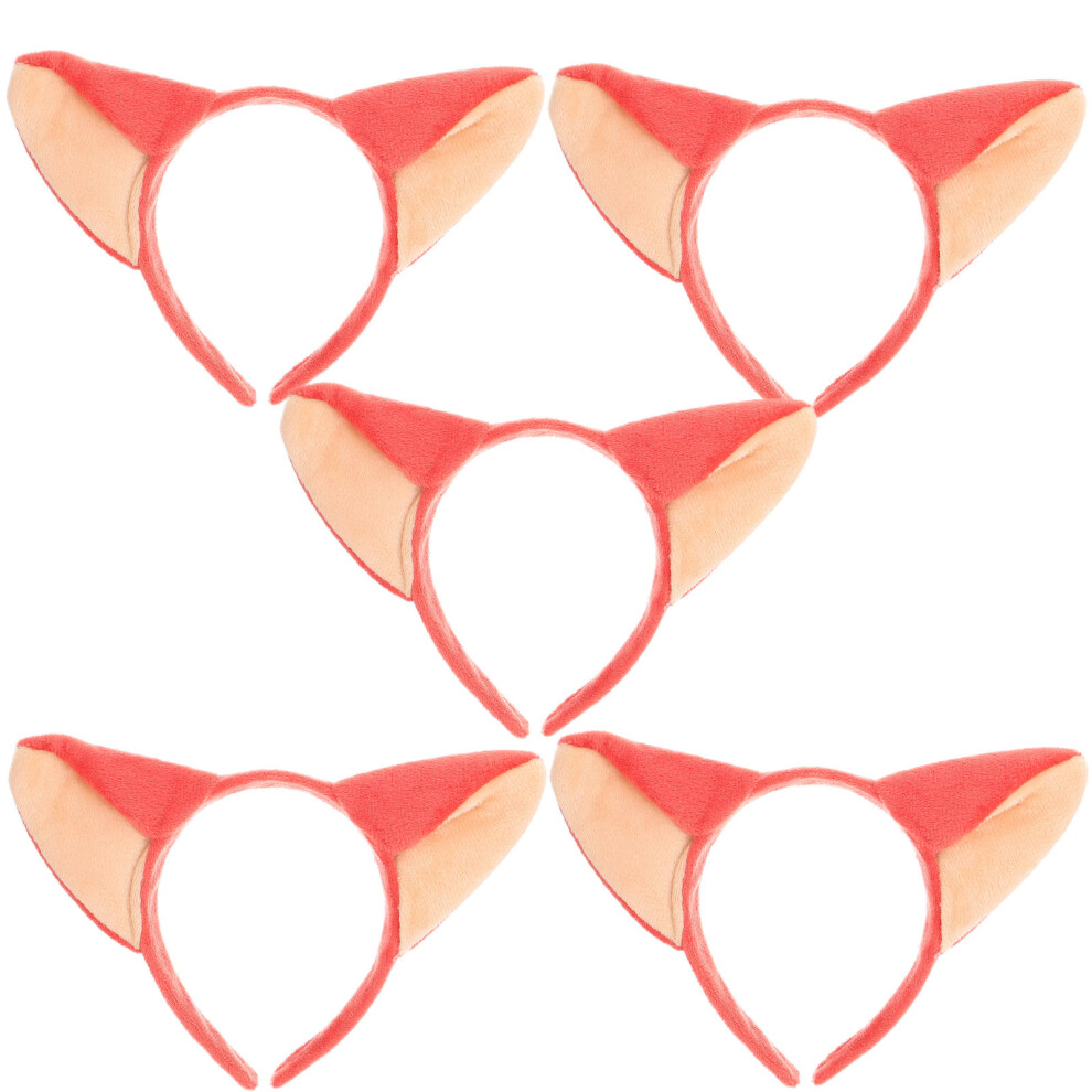5 Vossenoren Haarband Schattige Dierenoren Cosplay-image