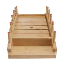 1 Pezzo Vassoio In Bamboo Per Sushi Piatto Contenitore Tagliere