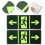 Exitrichting Sticker 2 Set 12,4 x 5,3 x 0,4 Duim 3