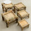 Vintage Bamboo Stool Home Laundry Stool Light Brown Cozy Seat 7