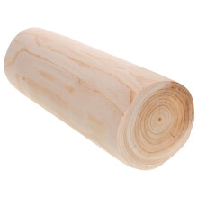 portacandele in legno naturale