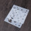3 pezzi stencil e , per scrapbooking e diario, bianco 3