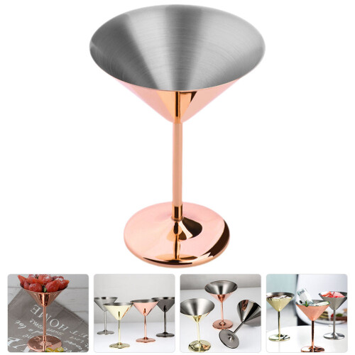 Stainless Steel Cocktail Cup Goblet Wijn Goblet 2