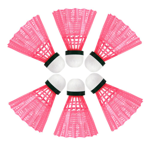 6 pz badminton in nylon per allenamento