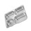 Professional Stainless Steel Divided Serving Tray For-Style C 1