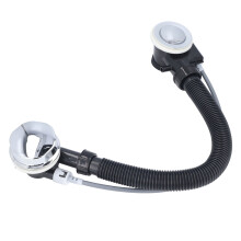 Concealed Overflow Drain Pipe Flexible for SPA Bathtub Bathroom & Kitchen Use