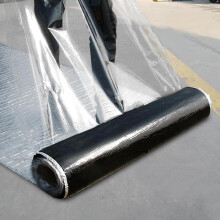 SelfAdhesive Bitumen Tape Aluminum Foil Roof Waterproof Sealant For Roof Leak Surface Crack Window Sill Gap 0.3x6m