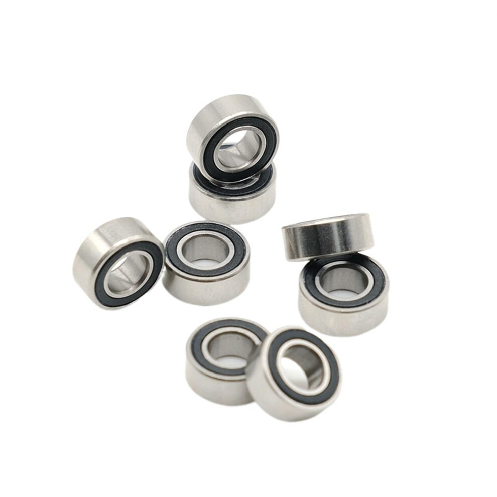 Spherical Rod End Bearing Mr105rs 10 Pcs 5X10x4mm Abec7 Miniature Motor Ball Bearings Seal Black 9323874150444