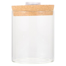 1 Pezzo Mini Cilindrico in Borosilicato Ecologico