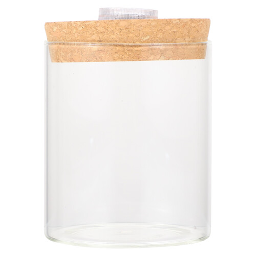 1 Pezzo Mini Cilindrico in Borosilicato Ecologico