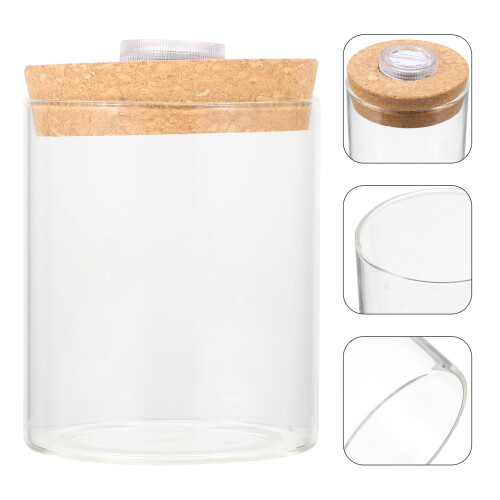 1 Pezzo Mini Cilindrico in Borosilicato Ecologico 1