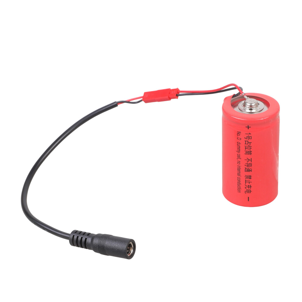 Nonconducting Lr20 Dummy Cell Battery Adapter For-Red 7754000534838