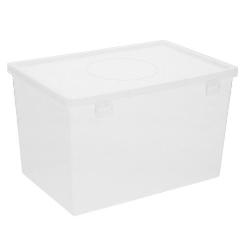 Raindrops Broodbox Transparant PP Thuis 1 Stuk
