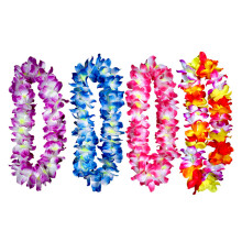 Leis inspiriert von hawaiianischen Sonnenuntergangslandschaften, hochwertige Blumenketten für Ihre tropische Luau-Party