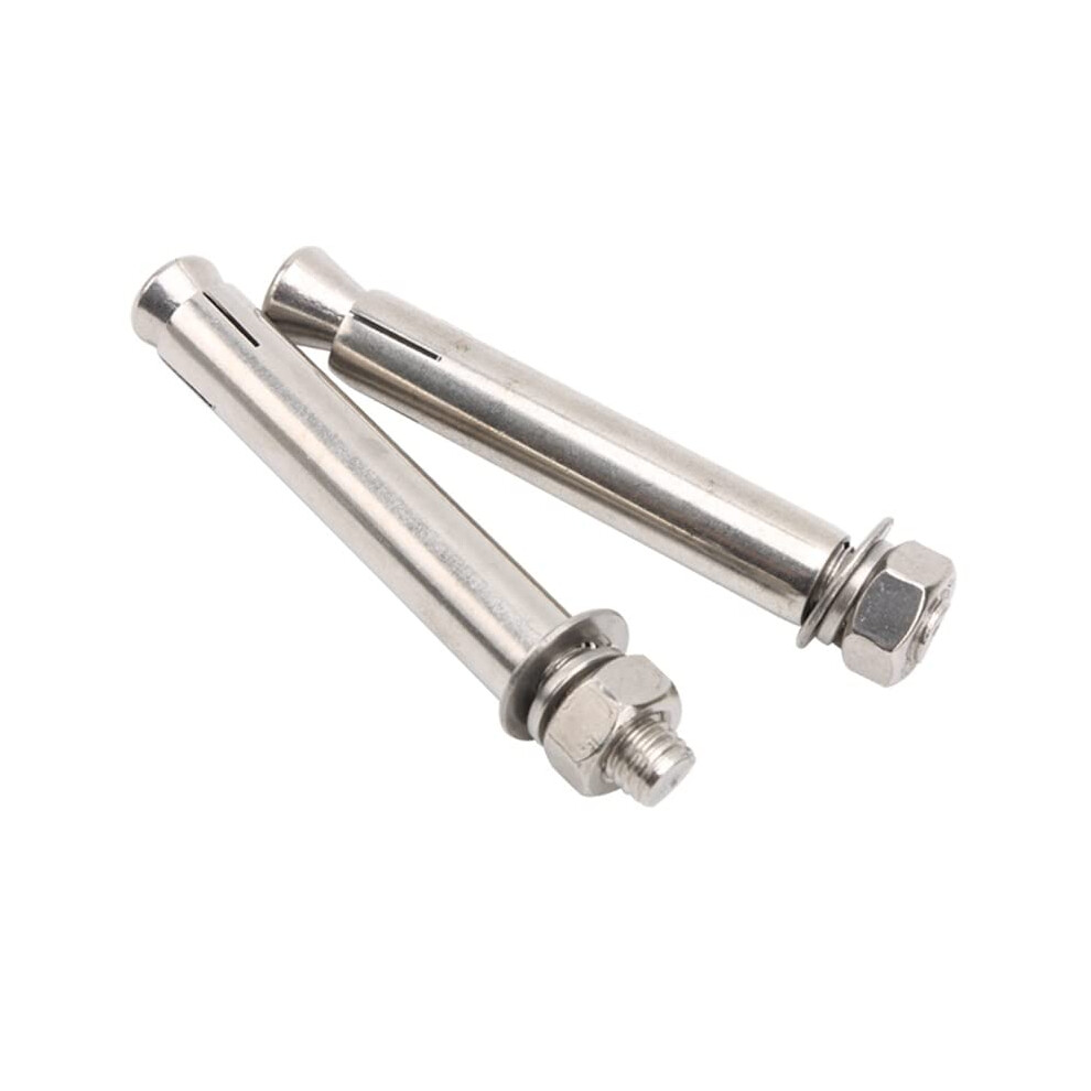 Expansion Screw Bolts M10 X 120Mm 304 Stainless Steel Hollow Wall Anchors Concrete Sleeve Anchors With Hex Nuts Washers 9323874151083