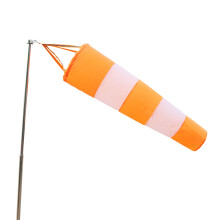 Bandeira de Aviação para Aventuras ao Ar Livre, Biruta de Nylon Fácil de Pendurar para Aeroporto com Versáteis Aplicações (1,0 m)