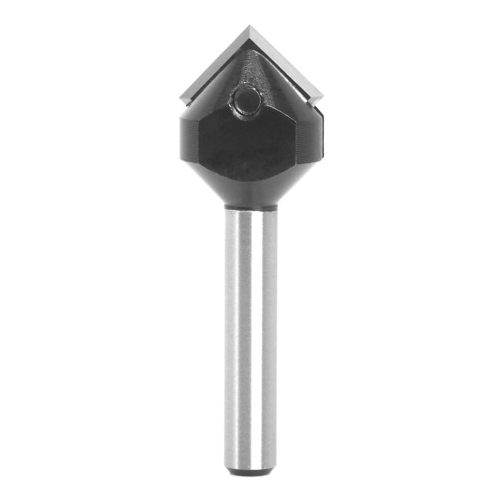 Router Bit 90 Degree Solid Singleflute End Mill For Woodworking, 6Mm Shank, Milling Cutter 9105992345663
