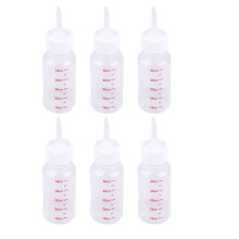 6 unidades mamadeira pet 50 ml para cães e , dispenser