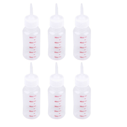 6 unidades mamadeira pet 50 ml para cães e , dispenser