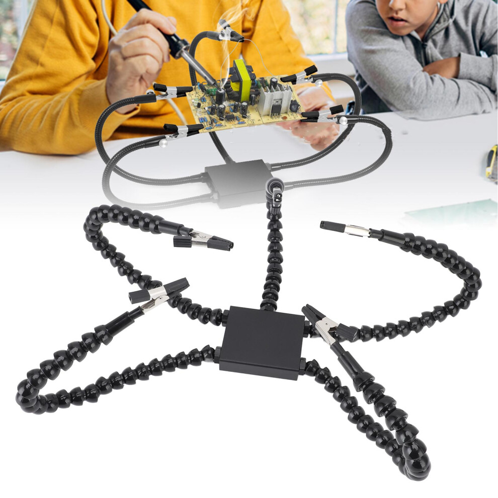 Helping Hands Soldering Station With Flexible Clamps, 360 Rotating Jewelry Pcb Holder 3361363689019