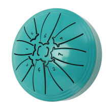 Mini Steel Tongue Drum 4 Inch 8 Notes Green with Drumstick & Music Book