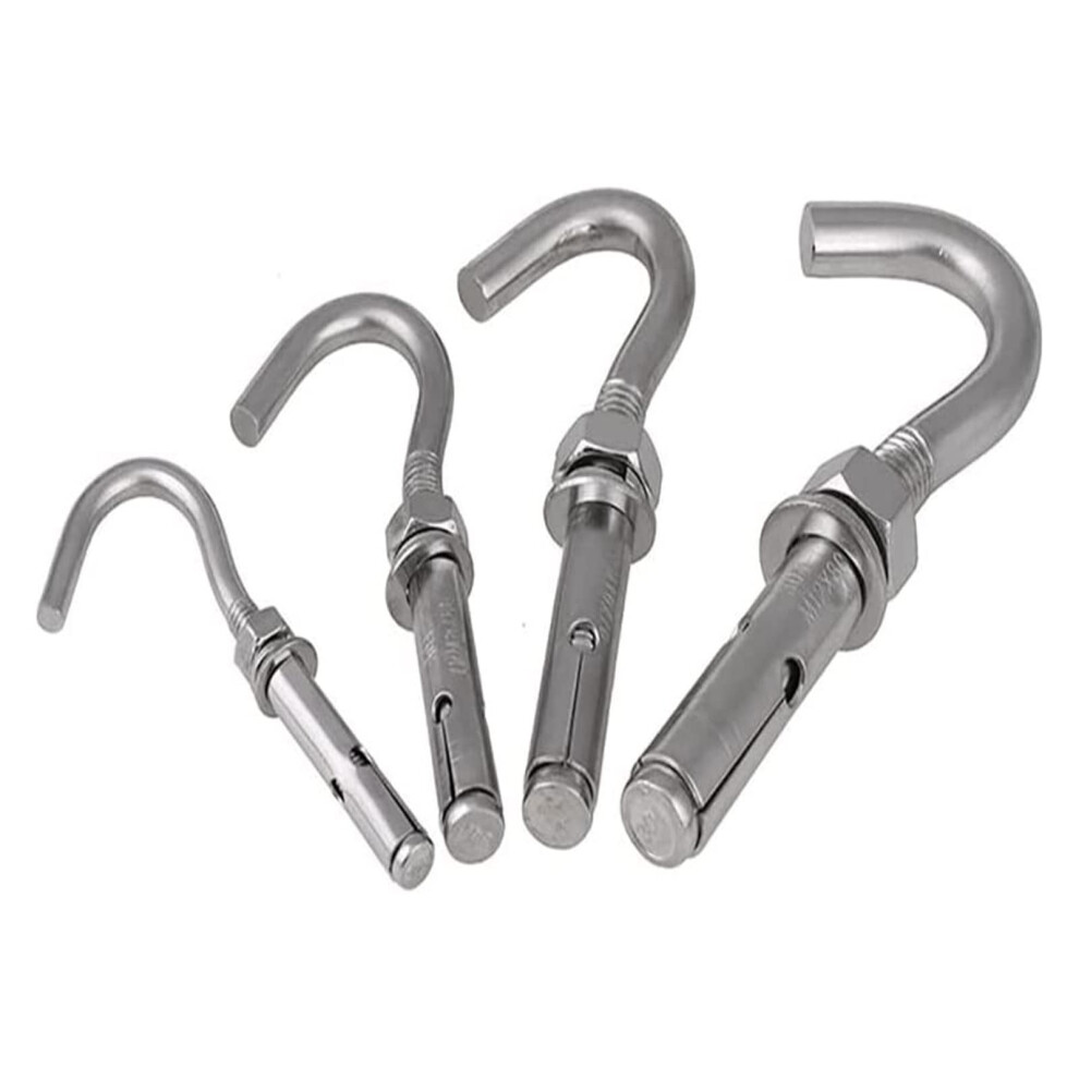 Stainless Steel Expansion Sleeve Anchor Screw Bolts M6 M8 M10 M12 Wall Mounted Expansion Hook Lifting Eye Sus201 9323874152028