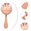 Stainless Steel Cocktail Strainer RustResistant ShellShape Filter Rose Gold Barware For Fruit Tea And Alcohol Drinks 2